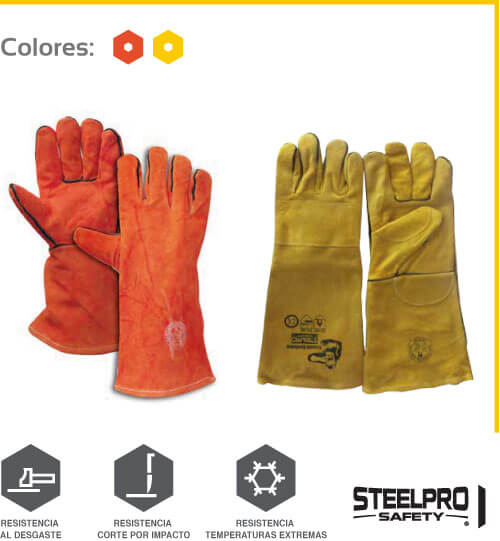 Guante Carnaza Soldador